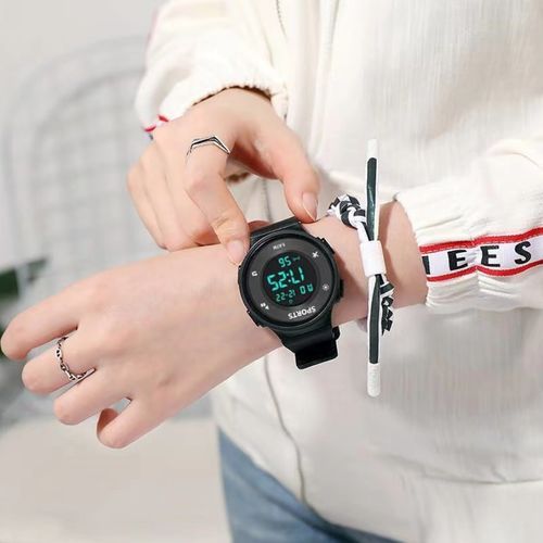 product_image_name-Fashion-Electronic Watch Middle And High School Sports Simple Watch For Men-4