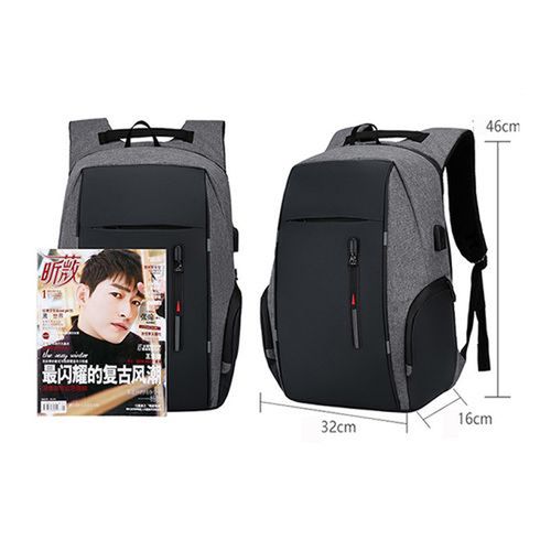Shop Laptop Bags Business Bag Backpack Gray Black Jumia Uganda