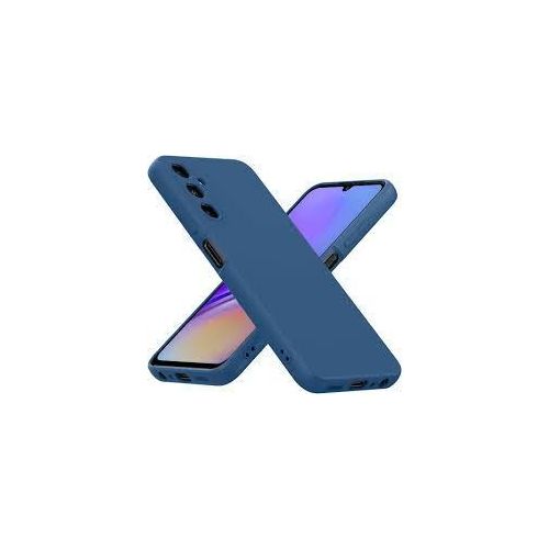 product_image_name-Generic-Samsung Galaxy A05, A05s Case, Ultra Slim Shockproof Protective Liquid Silicone Phone Case With Soft Anti-Scratch Microfiber Lining Cover-Blue-2