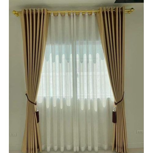 product_image_name-Generic-1.5 Metres (1 piece) Gold for a patio sliding door and window Curtains -1