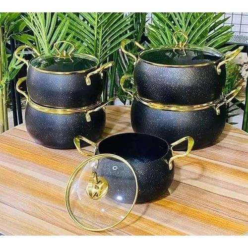 product_image_name-Generic-10 Pieces Of Non-stick Saucepan Cookware Cooking Pots-1