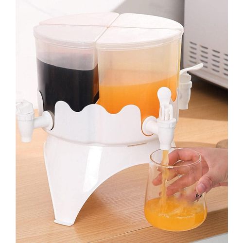 Large Capacity Plastic Drink Dispenser, Beverage Dispenser With Spigot, 1  Gal Iced Juice Lemonade Dispenser Plastic Water Jug 