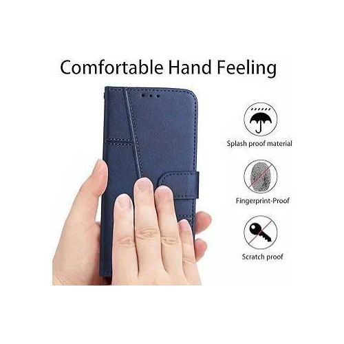 product_image_name-Infinix-Smart 9 Wallet Flip Case, Magnetic Flip Cover with Card Slots & Cash Pocket, Full Protection-4
