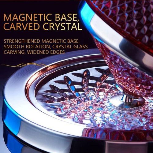 product_image_name-Generic-Spinning Decanter for Whisky, Wine, 1500ML Crystal Glass Wine Decanter Set for Wedding Gifts Wine Lovers-5