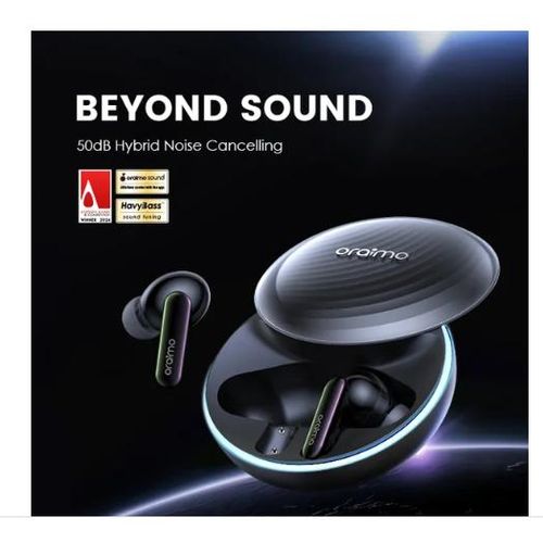 product_image_name-Oraimo-SpaceBuds Hybrid ANC True Wireless Earbuds Customized Voice Prompt Black-3
