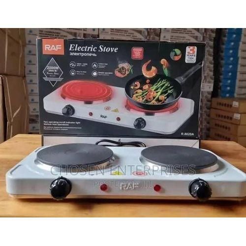 product_image_name-RAF-Stainless Steel Electric Hot Plate With Two Burners-White-1