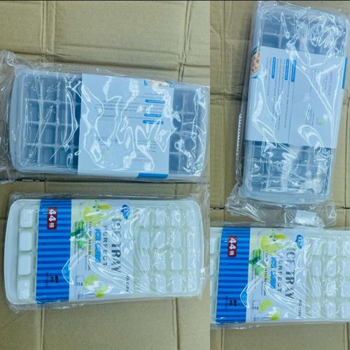 product_image_name-Generic-2Pc Set Of Ice Mold And Tray For Making Ice Cubes 15&44Hole- Color, white-3