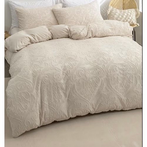 product_image_name-Duvet Cover Set-3pcs Beige Scissor cut quit cover ser-3