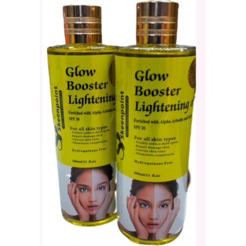 product_image_name-Generic-Glow Booster Lightening Oil with Alpha Arbutin & Kojic Acid Sunscreen SPF 30 Reduce dark  Spot, uneven  Skin Tone,Repair damage Skin-300ml-1