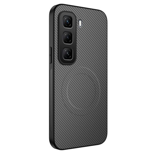 product_image_name-Generic-For Infinix Hot 50 Pro Plus 4G Carbon Fiber Pattern Magnetic Soft Phone Case-1