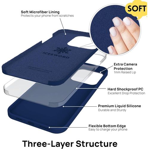 product_image_name-Generic-Iphone 16 Pro Silicone Case - Blue-2