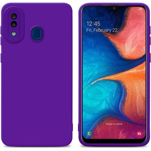 product_image_name-Generic-Samsung Galaxy A30 Silicone Case - Purple-1