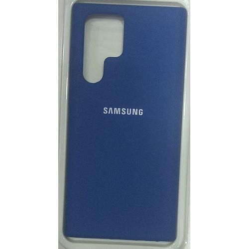 product_image_name-Generic-Galaxy S21 Ultra Case - Soft Liquid Silicone Shockproof Cover - Blue-2