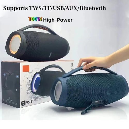 product_image_name-Generic-Wireless Bluetooth Speaker Music Center Portable RGB Light Effect Waterproof Subwoofer 3D Stereo Surround TWS Call Function-2