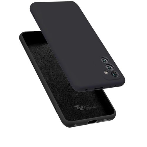 product_image_name-Generic-Silicone Samsung Galaxy A13 4G Back Cover Case Microfiber Inside 360 Degree Protection Back Cover Case for Samsung Galaxy A13 4G - Black-2