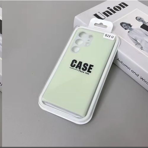 product_image_name-Generic-Samsung Galaxy S23 ultra Silicone Case-Green-4
