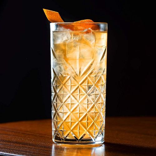 product_image_name-Generic-Diamond Crystal Touch Designer High Ball Tumbler Long Drink Glass Set of 6, For Drinking Water, Beer, Soda, Fresh Juice,Cocktail etc -7