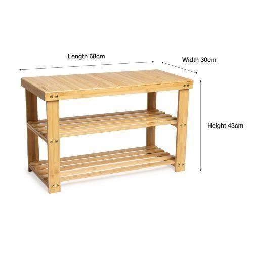 product_image_name-LASA-3 TIER BAMBOO SHOE BENCH STORAGE SHELF-2