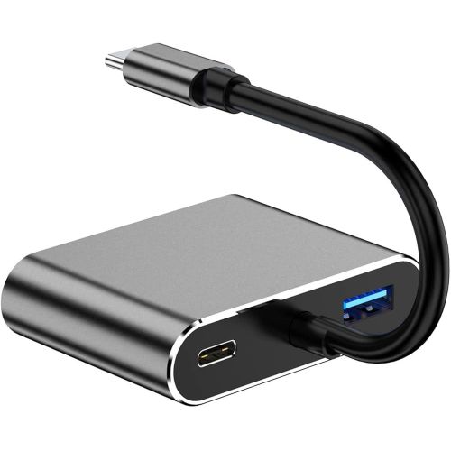 product_image_name-Generic-4in1 USB Type C To Hub 4K HDMI+VGA+Type-C+USB  Port Display Adapter Splitter Box-4