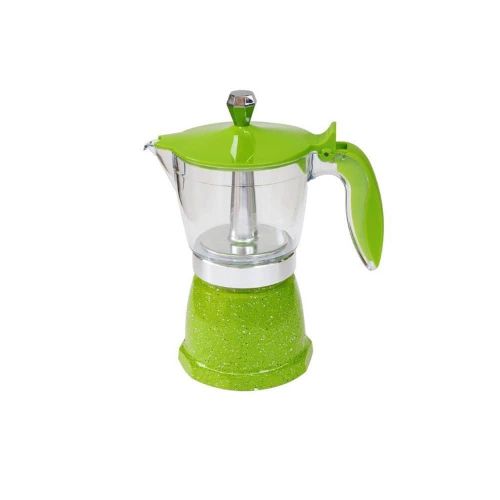 product_image_name-Generic-6 Cup Marble Stainless Steel Caffettiera 3 Tazze Espresso Stove Top Italian Style Espresso Coffee Maker Moka Pot- Multicolor-2