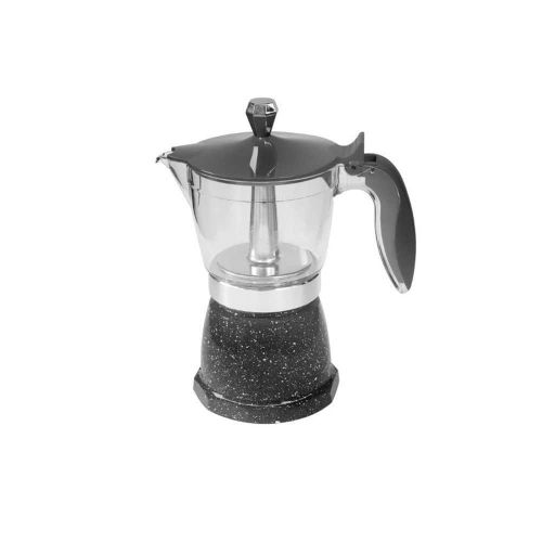 product_image_name-Generic-6 Cup Marble Stainless Steel Caffettiera 3 Tazze Espresso Stove Top Italian Style Espresso Coffee Maker Moka Pot- Multicolor-3