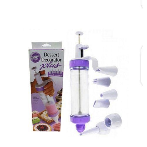 product_image_name-Cake Decoration-Cookies Press Set Cake Decorating Icing Tool Set - Silver-3