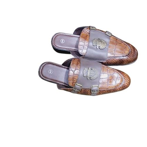 product_image_name-Generic-Men's Classic Slip-on Shoes - Brown-4