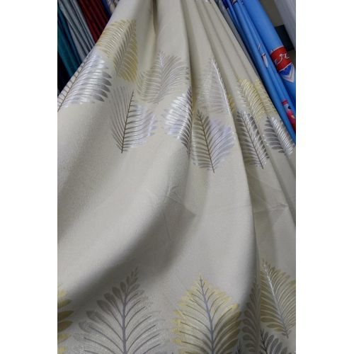 product_image_name-Generic- Cream Flower patio sliding door or window Curtains -1