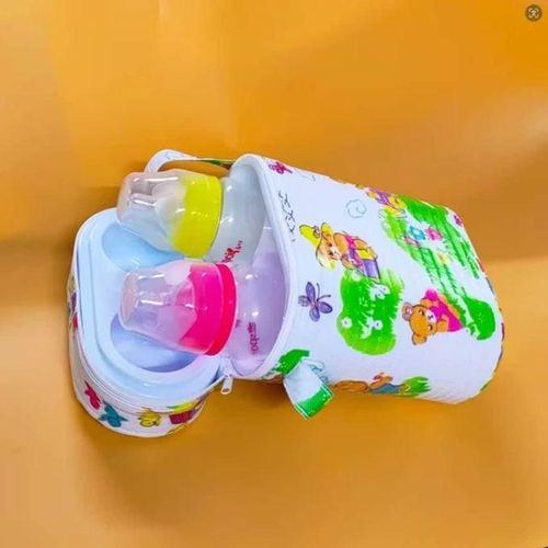 product_image_name-Generic-Two in One Baby Bottle Warmer, With 2 Feeding Bottles Multi Colour-1