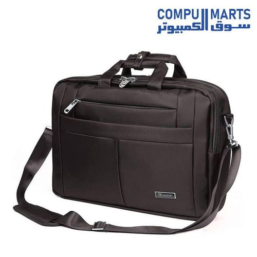 product_image_name-Fashion-Laptop Bag for Men with Compartments - Brown-5