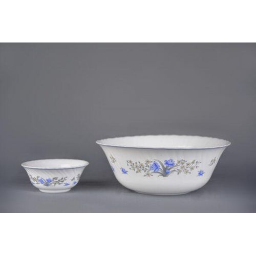 product_image_name-Arcopal-38Pcs Dinnerware Set 1Pc Oval Plate+ 6PCs Dinner Plate+6PC Rice Plate+6pcs Dessert Plate+1Pc Big Bowl+6PCs Small Bowl+6PCs Tea Cup with Saucer Plate Microwave Safe And Dishwasher Safe Serveware- Multicolor-7