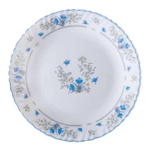 product_image_name-Arcopal-38Pcs Dinnerware Set 1Pc Oval Plate+ 6PCs Dinner Plate+6PC Rice Plate+6pcs Dessert Plate+1Pc Big Bowl+6PCs Small Bowl+6PCs Tea Cup with Saucer Plate Microwave Safe And Dishwasher Safe Serveware- Multicolor-8