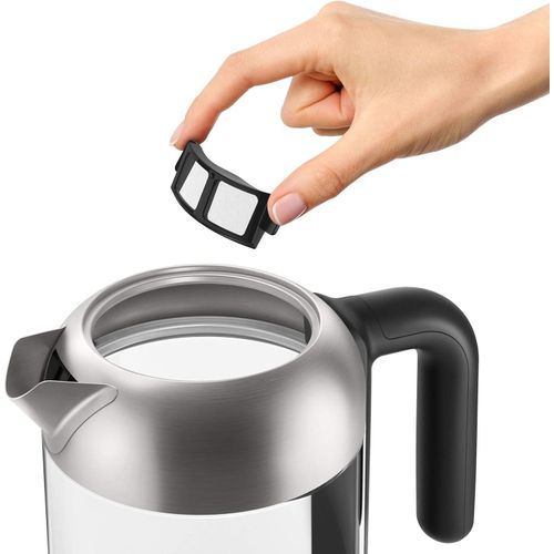 product_image_name-Philips-Glass Kettle Series 5000-2200W, 1.7L, Blue Light Indicator, Removable lid - HD9339/81 - Black & Silver-5