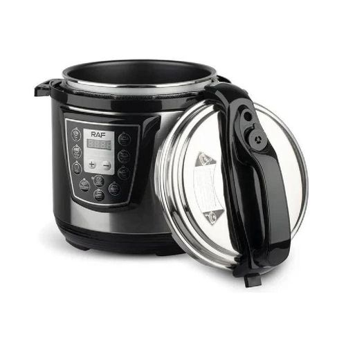 product_image_name-RAF-Electric Pressure Cooker 6L 1000W Multi Function & Multi Programmable, Stainless Steel, Aluminum Pot -Multicolor-2