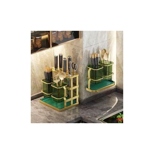 product_image_name-Generic-Multifunctional Knife & Cutlery Storage Holder - Multicolor-1