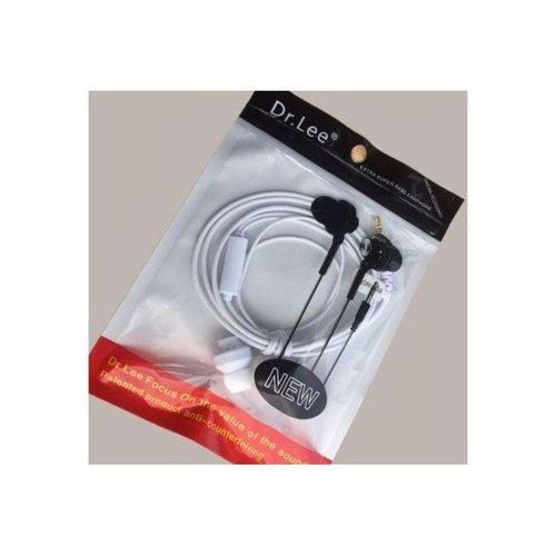 product_image_name-Generic-Dr. Lee Earphones With Original Bass Sound - White-1