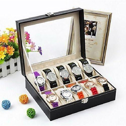 product_image_name-Fashion-10-Slot Watch Storage Box, Jewelry Display Case-6