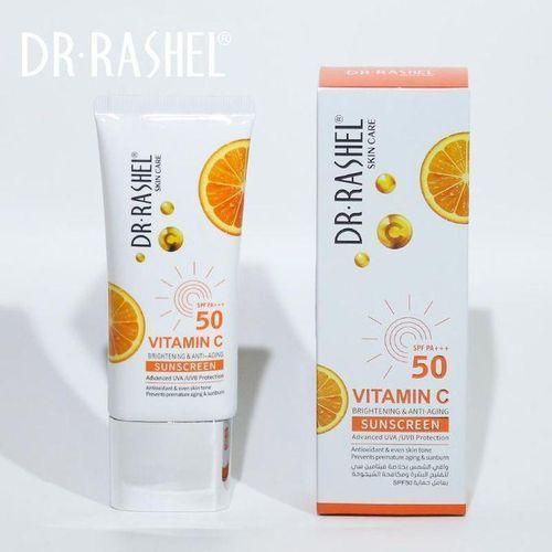 product_image_name-DR Rashel-Vitamin C Brightening & Anti-Aging Sunscreen SPF 50 (50ml)-1