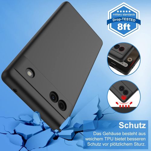 product_image_name-Generic-Google Pixel 6a Silicone Case - Black-3