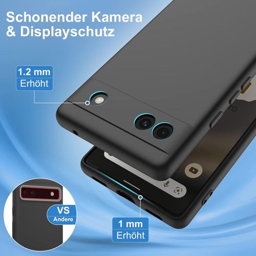 product_image_name-Generic-Google Pixel 6a Silicone Case - Black-4