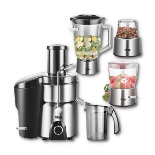 product_image_name-Dsp-4 in1 Juicer Blender Extractor Mincer Food Processor -Silver.-1