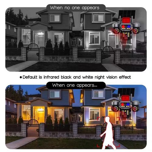 product_image_name-Generic-Solar Real 4 lens 20MP 10k 4G IP Outdoor 360 Panoramic PTZ Cameras Bullet Wireless Security CCTV Network Camera Surveillance-3