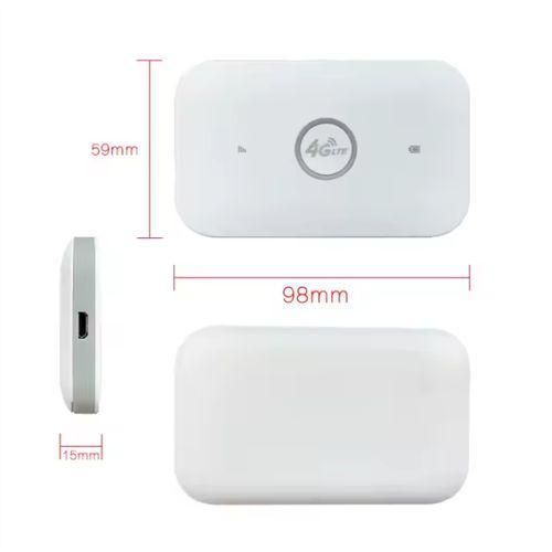 product_image_name-Original-4G LTE MiFi Mini Wireless Router – 150Mbps Pocket Mobile WiFi with SIM Slot Open to MTN, Airtel, Lycamobile & More – White-2