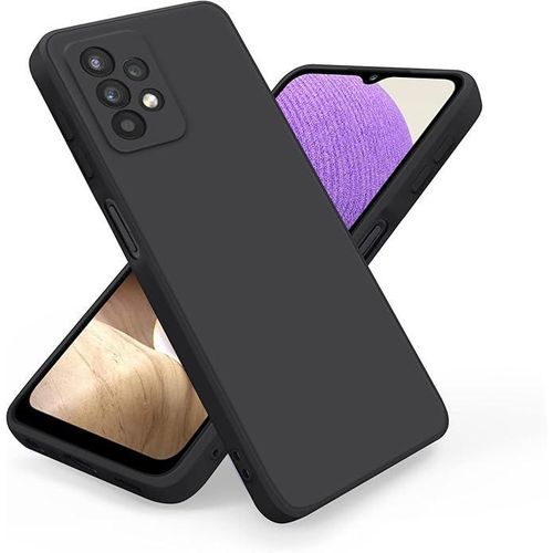 product_image_name-Samsung-Galaxy A32 5G Shockproof Liquid Silicone Back Case Cover With Fur Lined Interior And Full Camera Cover-1