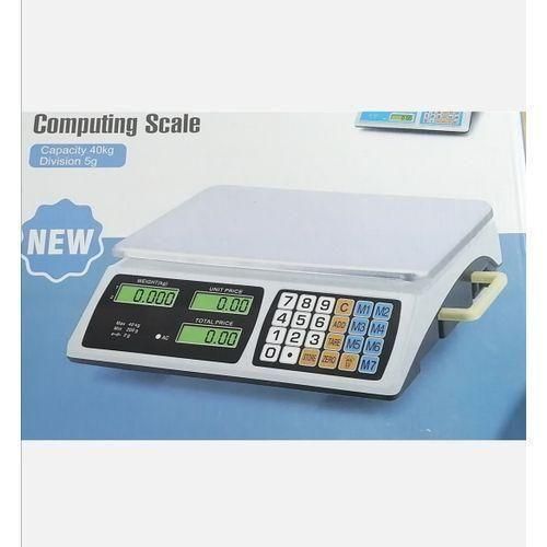product_image_name-Generic-30kg Electronic Mini Digital Price Computing Weighing Scale LCD Display- White/Black-2