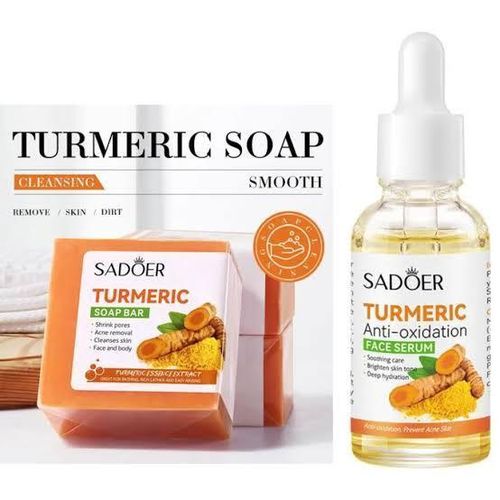 product_image_name-SADOER-2in1 Tumeric Face serum and Tumeric soap for moisturizing, Anti Acne and Smoothening -1