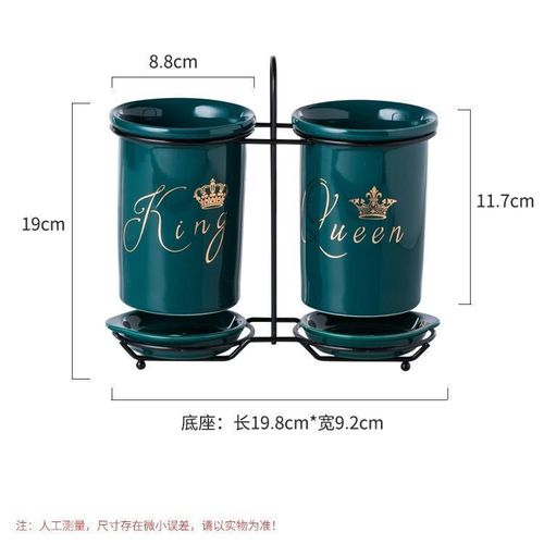 product_image_name-Generic-Chopstick Kitchen Rack Ceramic Spoon Cutlery Utensil Holder Tube Basket Drain Rack Kitchen Utensils Spoons Box Mouldproof Kitchen Storage-4