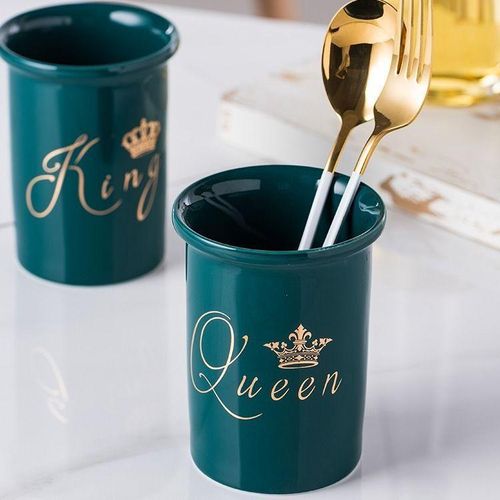 product_image_name-Generic-Chopstick Kitchen Rack Ceramic Spoon Cutlery Utensil Holder Tube Basket Drain Rack Kitchen Utensils Spoons Box Mouldproof Kitchen Storage-5