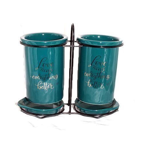 product_image_name-Generic-Chopstick Kitchen Rack Ceramic Spoon Cutlery Utensil Holder Tube Basket Drain Rack Kitchen Utensils Spoons Box Mouldproof Kitchen Storage-7