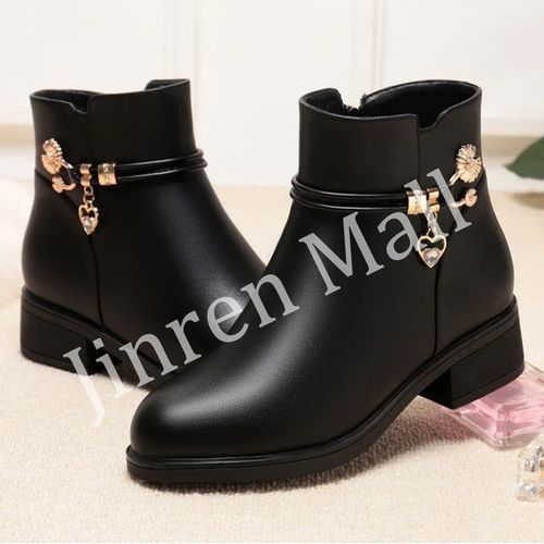 Everyday black booties cheap